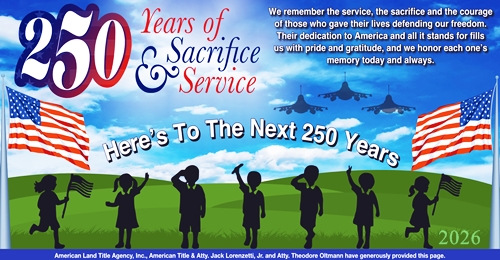 2026 Full page ad for American Land Title Agency